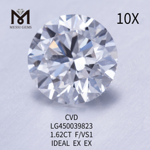 1.62 carat F VS1 Cut RD lab adamas CVD creavit