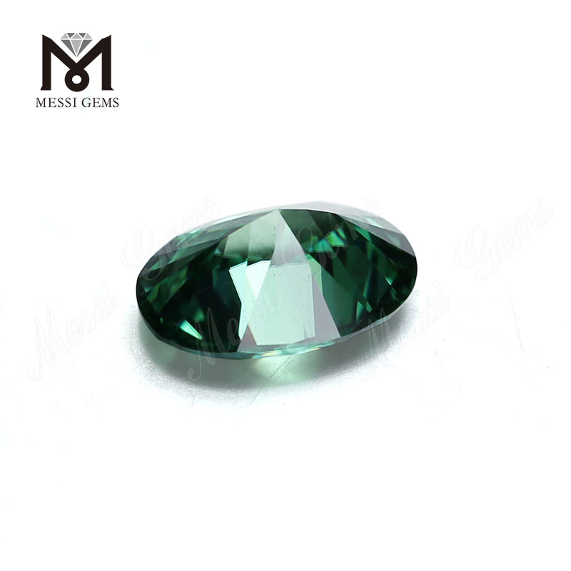 laxis gemmis jewelry faciens X * XII viridis ovata moissanite lapis