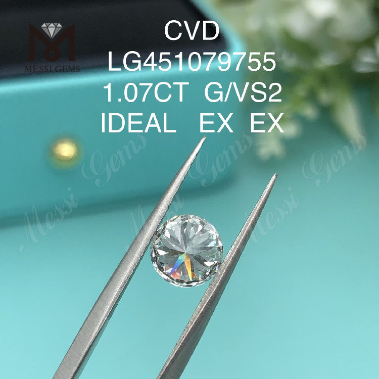 1.07 carat CVD G VS2 SPECIMEN Circum clarissimum lab fecit crystallini