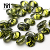 Oval cut 5x7mm Color fabula seu ignis Olivae cubicae zirconiae Heat