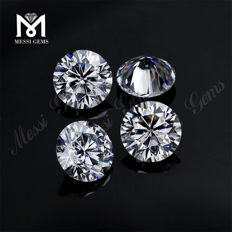 1 carat GH color Syntheticus lapidis Moissanitae GH color Rotundus 6.5 mm Sinensis