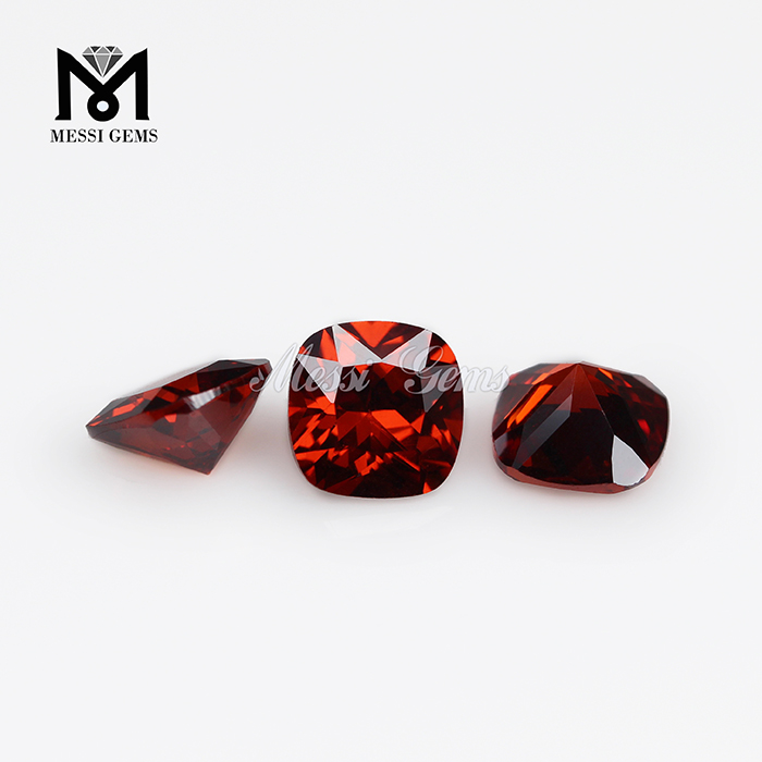 tutus 6x6mm pulvinus carbunculus cubicus zirconia sectus