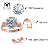 14K Rose Aurum Jewelry 2ct moissanite Nuptialis Ring Pro Women