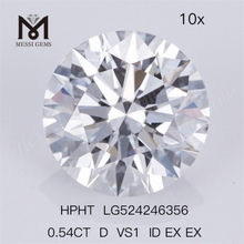 0.54ct VS1 ID EX EX solve HPHT Diamond Lab Diamond Factory Stock