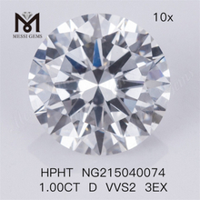 1.00CT HPHT D VVS2 3EX Lab Diamond