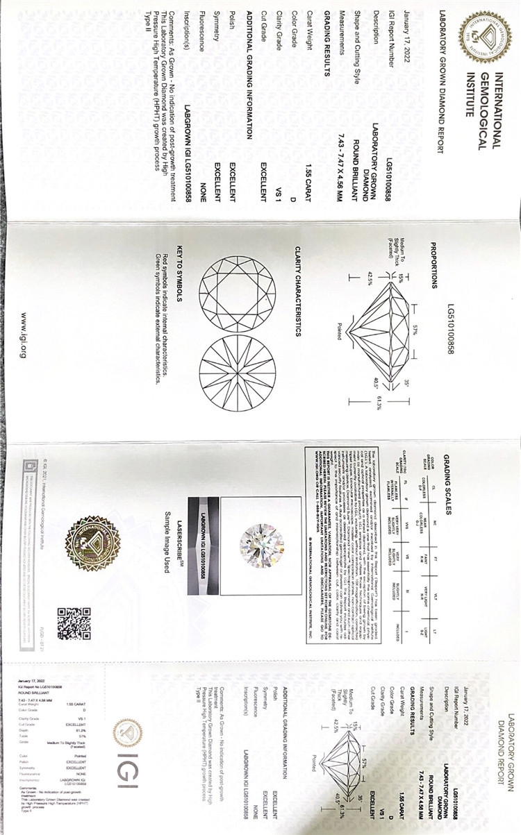 1.5ct solutam hpht lab adamas sale