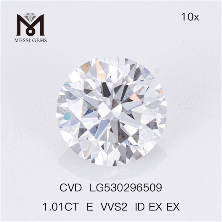 1.01ct E VVS2 Solve Lab Diamond VS RD Cheap Man Made Diamond CVD