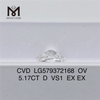 5.17CT OV D VS1 EX EX adamantibus syntheticis CVD LG579372168