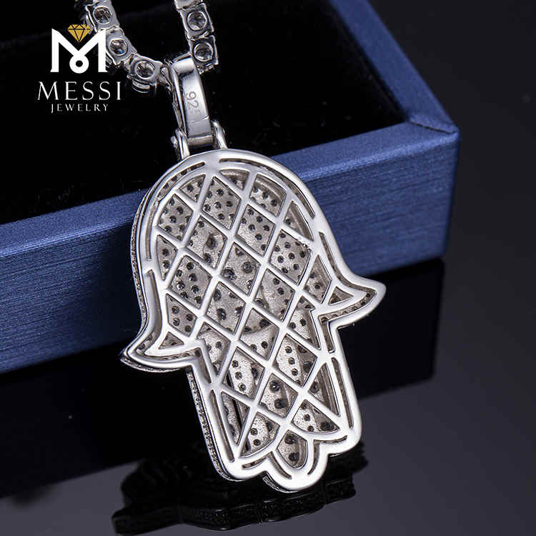 Moissanite Diamond PRAESTRICTUS Hip Hop Pendant PRAESTRICTUS de hominum torquem