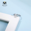 Wholesale 925 Sterling Silver Rings Best Moissanite Engagement Rings for Girl