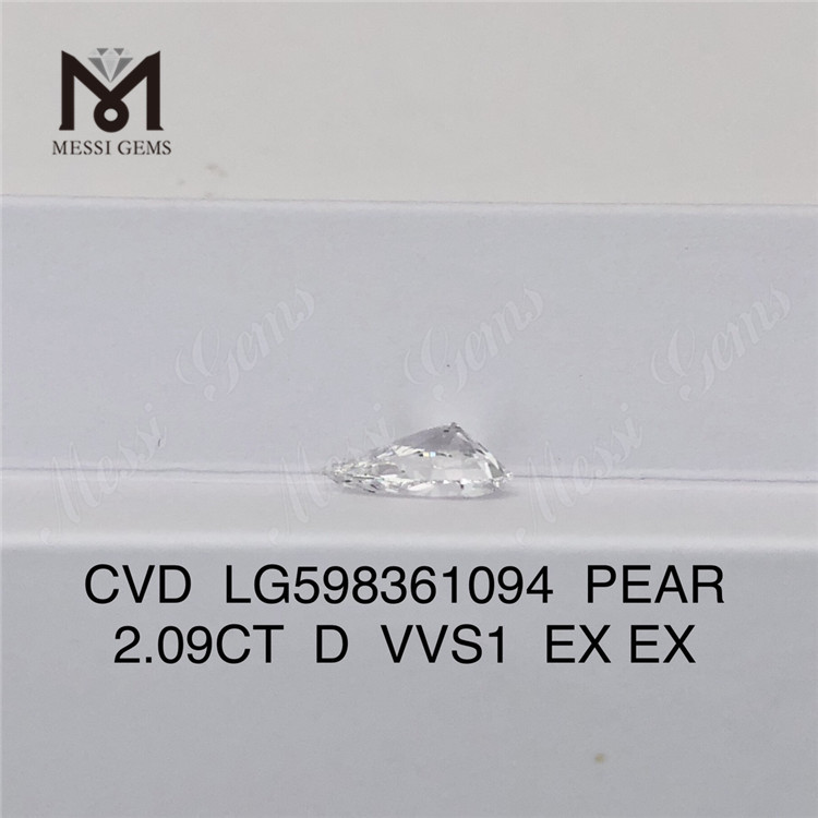 2.09CT D VVS1 EX EX PS CVD Solve Diamond LG598361094 