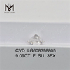 9.09CT F SI1 3EX CVD Lab Grown Diamond China IGI Certified Perfection\'Messigems LG608398805