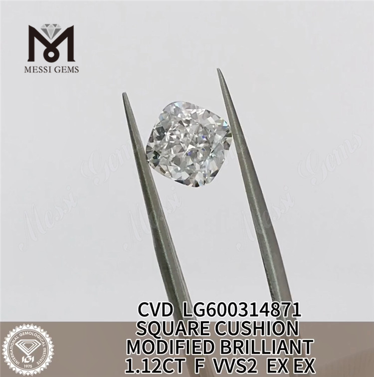 1.12CT F VVS2 CVD pulvinus 1 carat cvd iaspis priceMessigems LG600314871