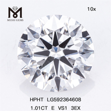 1.01CT E VS1 3EX 1 Carat HPHT Diamond LG592364608 