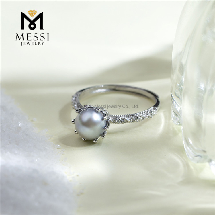 6.5-7mm Elegans Nuptialis Akoya Pearl Rings S925