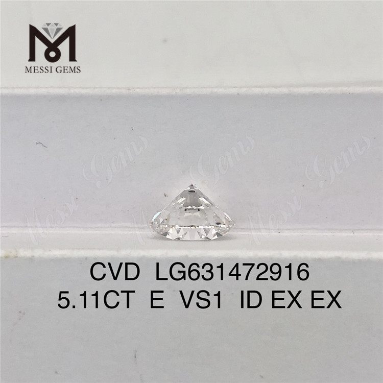 5.11CT E VS1 ID CVD lab adamas sinis crevit LG631472916 丨Messigems 