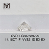 14.15CT Rotundus Lab Diamond P VVS2 id CVD LG687589729 