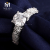 1 carat white gold 14K 18K latest women nuptial moissanite gold anulus
