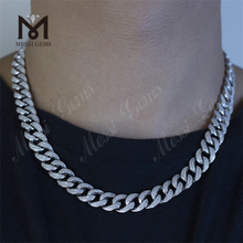 Ice Out Moissanite Cuban Monile Tutus Price Chain Hip Hop Jewelry