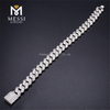 12mm latitudo 18inch 925 Ancilla argenteus e monili cubico zircon