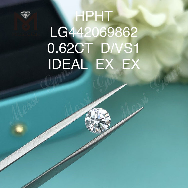 D VS1 Round 0.62CT Lab Grown Diamond SPECIMEN Cheap Man Made Diamond