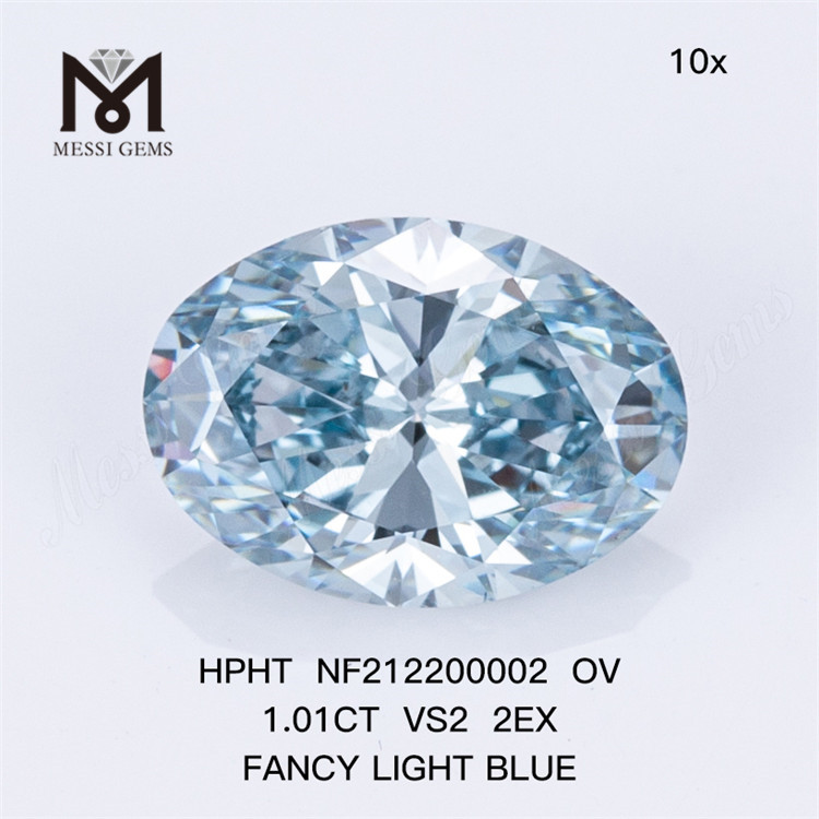 NF212200002 OV 1.01CT VS2 2EX LUMEN RED HPHT lab diamond