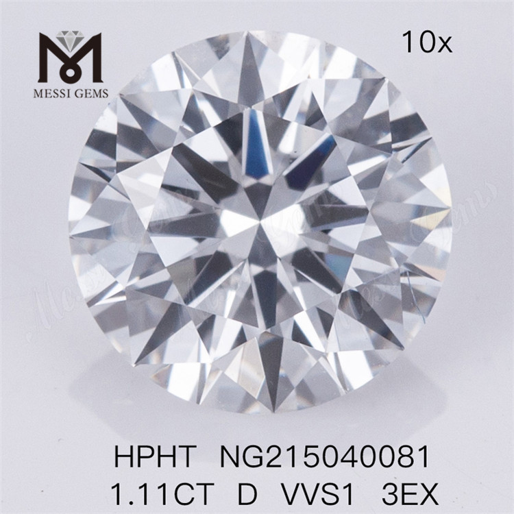 Solve 1.11CT Diamond D VVS1 3EX HPHT Lab Diamond