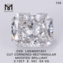 2.10ct e nobis solve Diamond Lupum ex VG rectangulum CVD Diamond For Sale