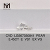 5.45CT E VS1 EX VG PARI incisa CVD lab iaspis crevit LG567350841