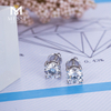 1.01ct 18k Aurum album D VS2 Round Brlliant Cut Lab Grown Diamond Inaures pro Women