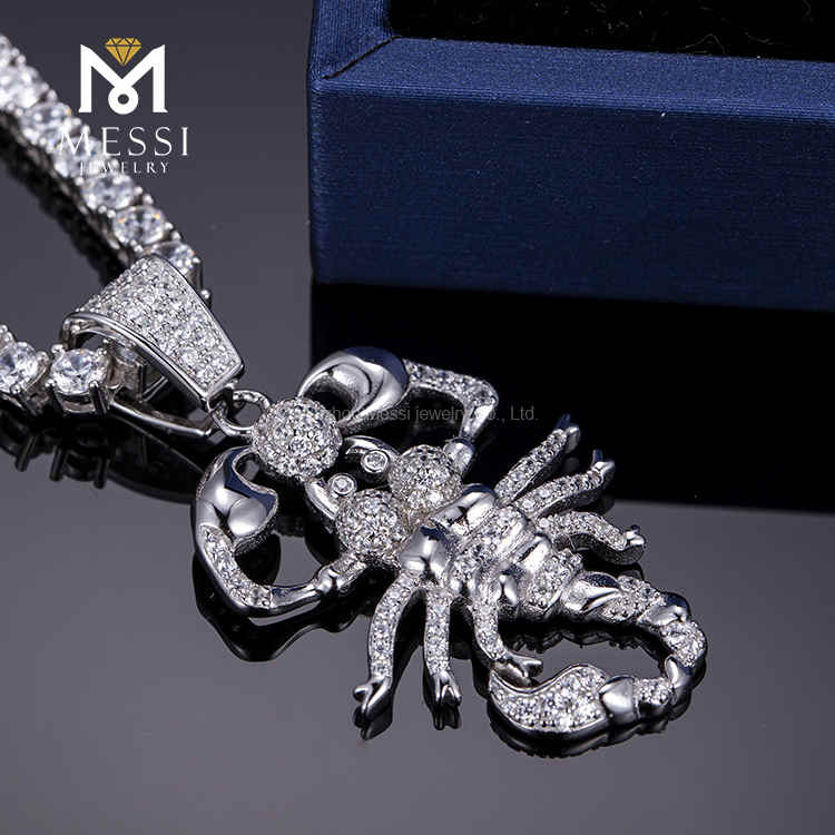 DIY hip-hop rapper monile argenteum scorpium hip hop blen chains