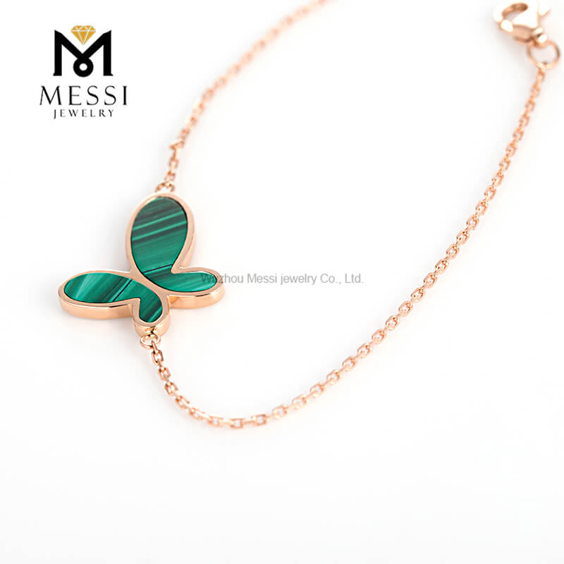 18K 14K 10K Rose aurum Jewelry armilla pro muliere chrysocolla