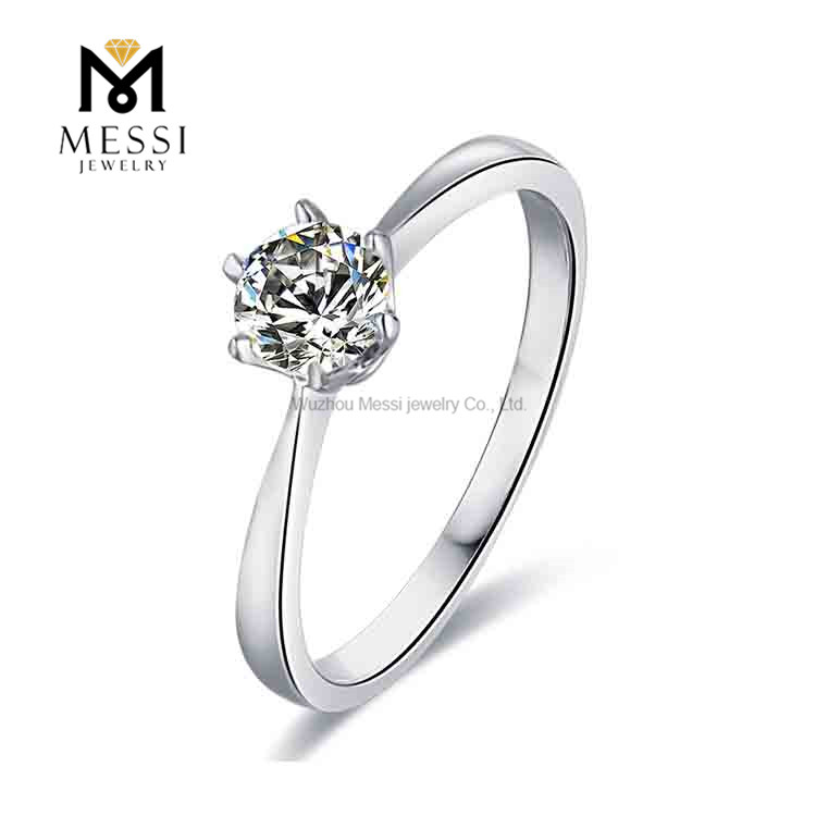 18k Aurum Plated 925 Sterling Argentum Ring 1ct Moissanite Diamond Orbis Gemstone