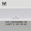 3.05CT E VS1 HS vilissima lab increvit adamas CVD丨Messigems LG618428984