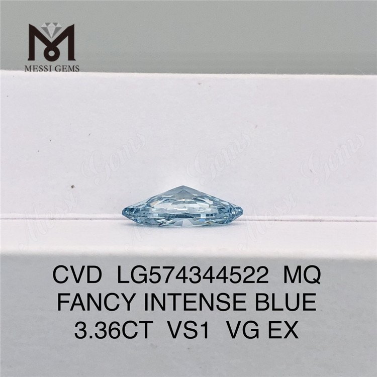 3.36CT MQ VENERABILIS VENERABILIS VS1 VG EX CVD Blue