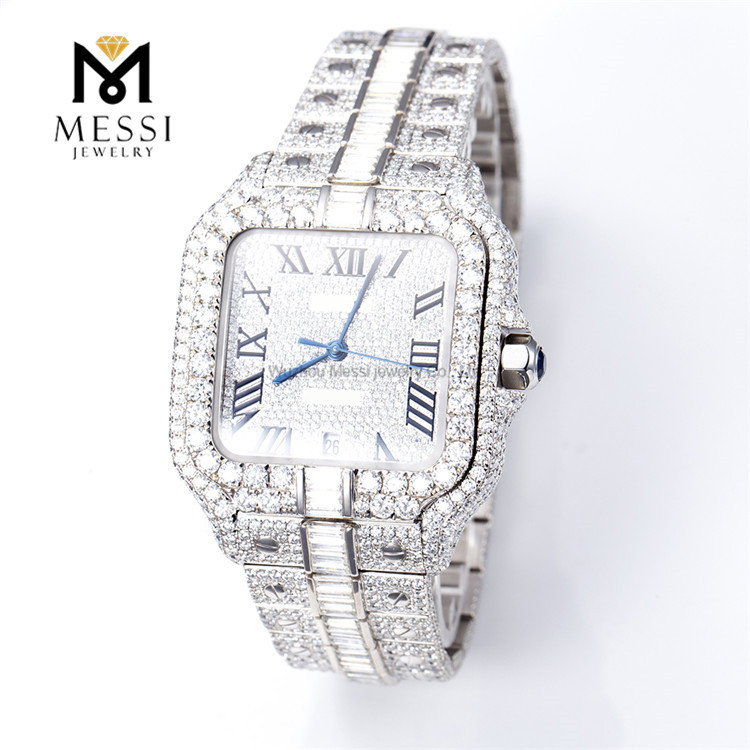 Stylish Timepieces Cheap Moissanite Watch Lupum pretium