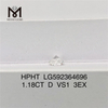 1.18CT D VS1 3EX Hthp Solve Diamond Manufacture HPHT Diamond LG592364696