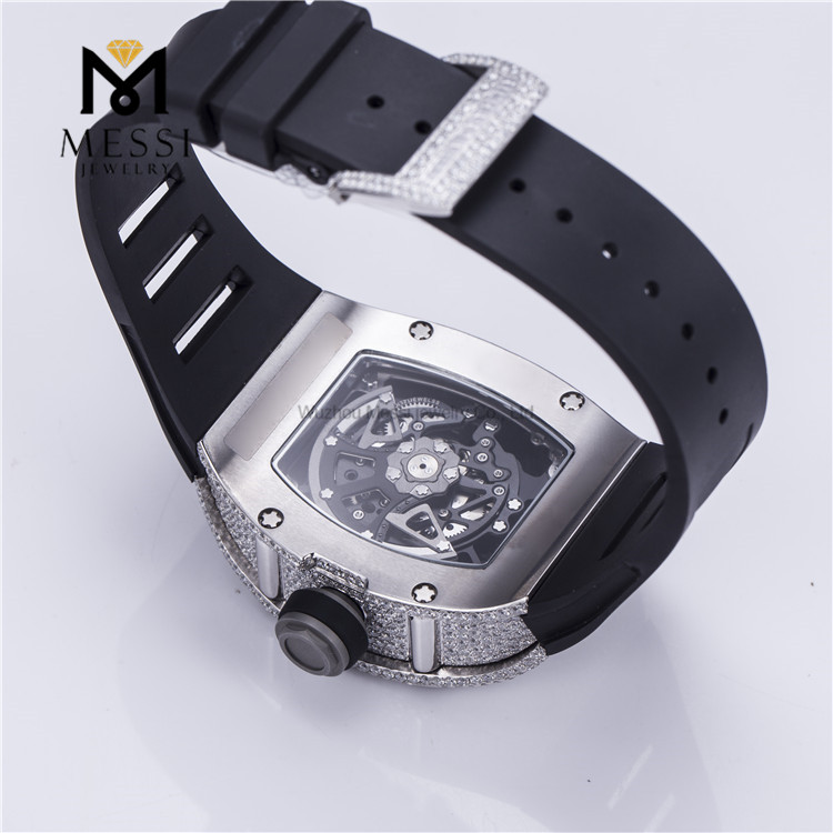 Custom Handmade D VVS Cheap Moissanite Watch Est Tester