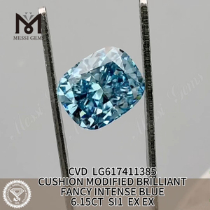 6.15CT CUBICULUM SI1 VEHEMENTIA RED LAB GRAVISSIMA Gemmarum laxo IGI Certified Perfection'Messigems CVD LG617411385