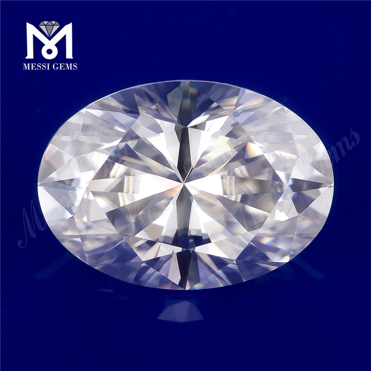 Solve tutus def sine colore vvs ovalis 5.5x8mm 1carat pretium moissanite