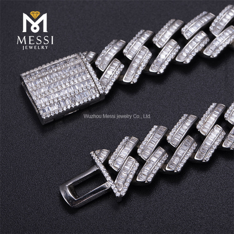 Silver Cubanus Link catena