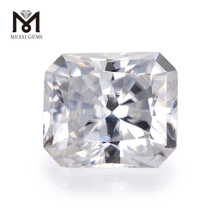 Serena alba DEF GH VVS Radiant Cut 6*8.5mm Syntheticum Moissanite