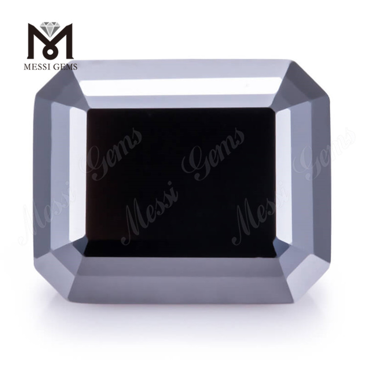 Smaragdus/Round Cut Black Color Wholesale Price Synthetic Moissanite