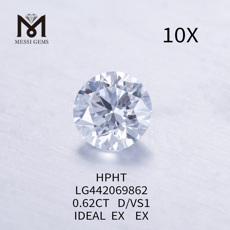 D VS1 Round 0.62CT Lab Grown Diamond SPECIMEN Cheap Man Made Diamond