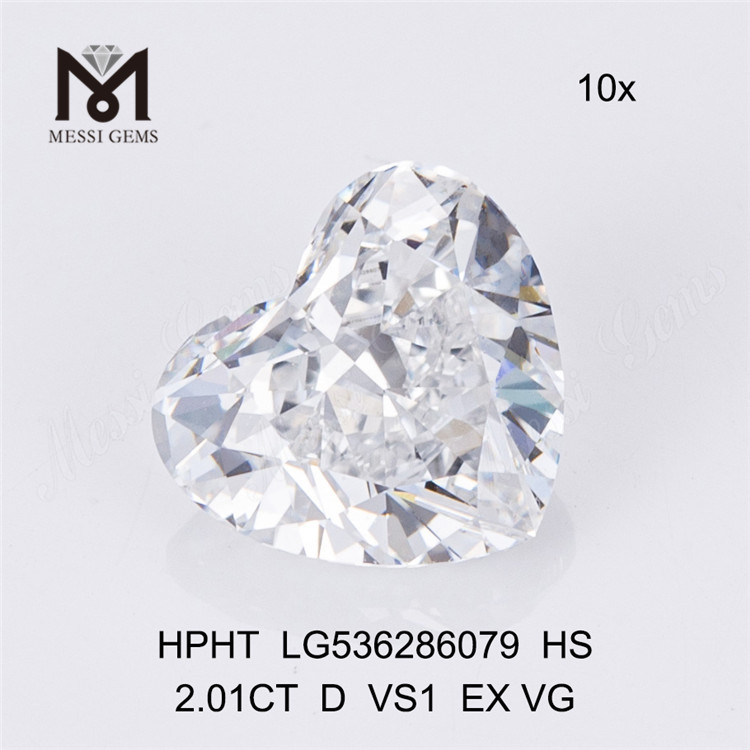 2.01ct D HPHT Lab Diamond VS Cor homo fecit adamantes in stirpe