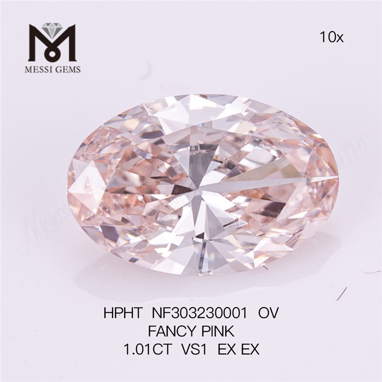 1.01CT OV FABULA PINK VS1 EX EX Adam adamantibus rosea fecit HPHT NF303230001