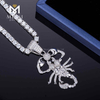 DIY hip-hop rapper monile argenteum scorpium hip hop blen chains