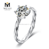 Wholesale 925 Sterling Silver Rings Best Moissanite Engagement Rings for Girl