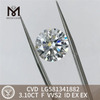 3.10CT F VVS2 ID EX EX Wholesale CVD Diamond CVD LG581341882 Messigems