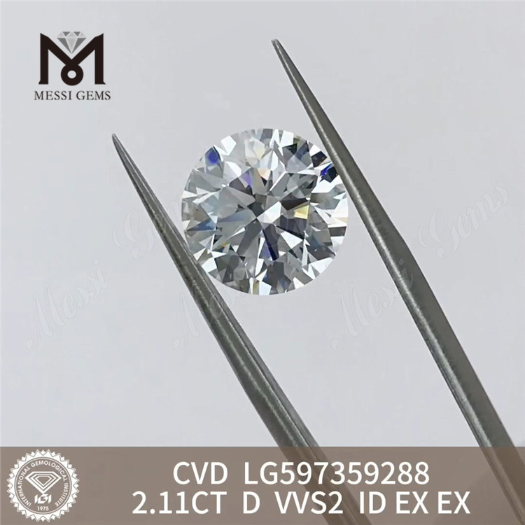 2.11CT D VVS2 SPECIMEN Lab Grown Diamond Cvd LG597359288 
